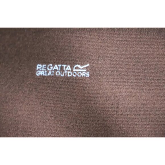 Regatta 1/4Zip Pullover Sweatshirt Mens 2XL Brown Raglan Sleeve Logo Embroidered - Picture 4 of 10